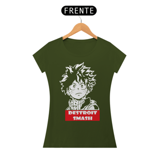 Nome do produto T-shirt Feminino My Hero Destroit Smash