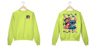 Nome do produto Moletom Fechado LiLo & Stitch 
