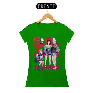 Nome do produto T-shirt Premium Feminino Dandadan Aira-Momo-Seiko