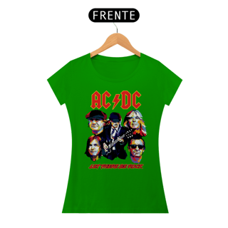 Nome do produto T-shirt Feminino AC/DC Let There Be Rock