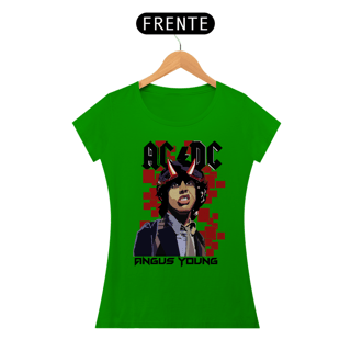 Nome do produto T-shirt Feminino AC/DC Angus Young