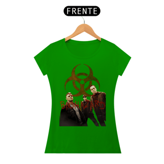 Nome do produto T-shirt Feminino BIOHAZARD band