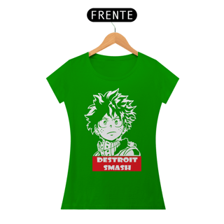 Nome do produto T-shirt Feminino My Hero Destroit Smash