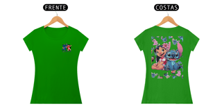 Nome do produto T-shirt Feminina Lilo e Stitch