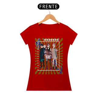 Nome do produto T-shirt Premium Feminino Dandadan Ken-Momo-Aira