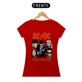 Nome do produto T-shirt Feminino AC/DC Let There Be Rock