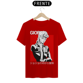 Nome do produto T-shirt Premium JoJo's Bizarre Adventure Giorno Giovanna