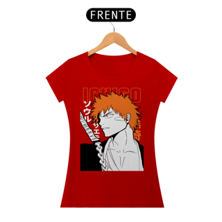 Nome do produto T-shirt Feminino Bleach Ichigo