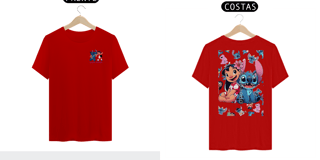 Nome do produto T-shirt Premium Lilo & Stitch