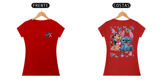Nome do produto T-shirt Feminina Lilo e Stitch