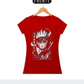 Nome do produto T-shirt Premium Feminino Uzumaki Naruto