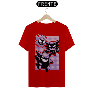 Nome do produto T-shirt Premium Unissex Pokémon Gengar Evolution