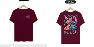 Nome do produto T-shirt Premium Lilo & Stitch