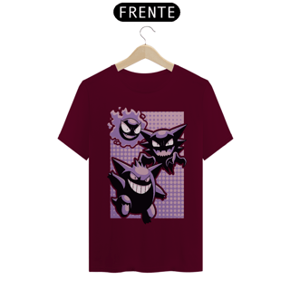 Nome do produto T-shirt Premium Unissex Pokémon Gengar Evolution
