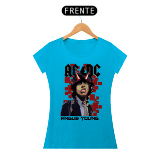 Nome do produto T-shirt Feminino AC/DC Angus Young