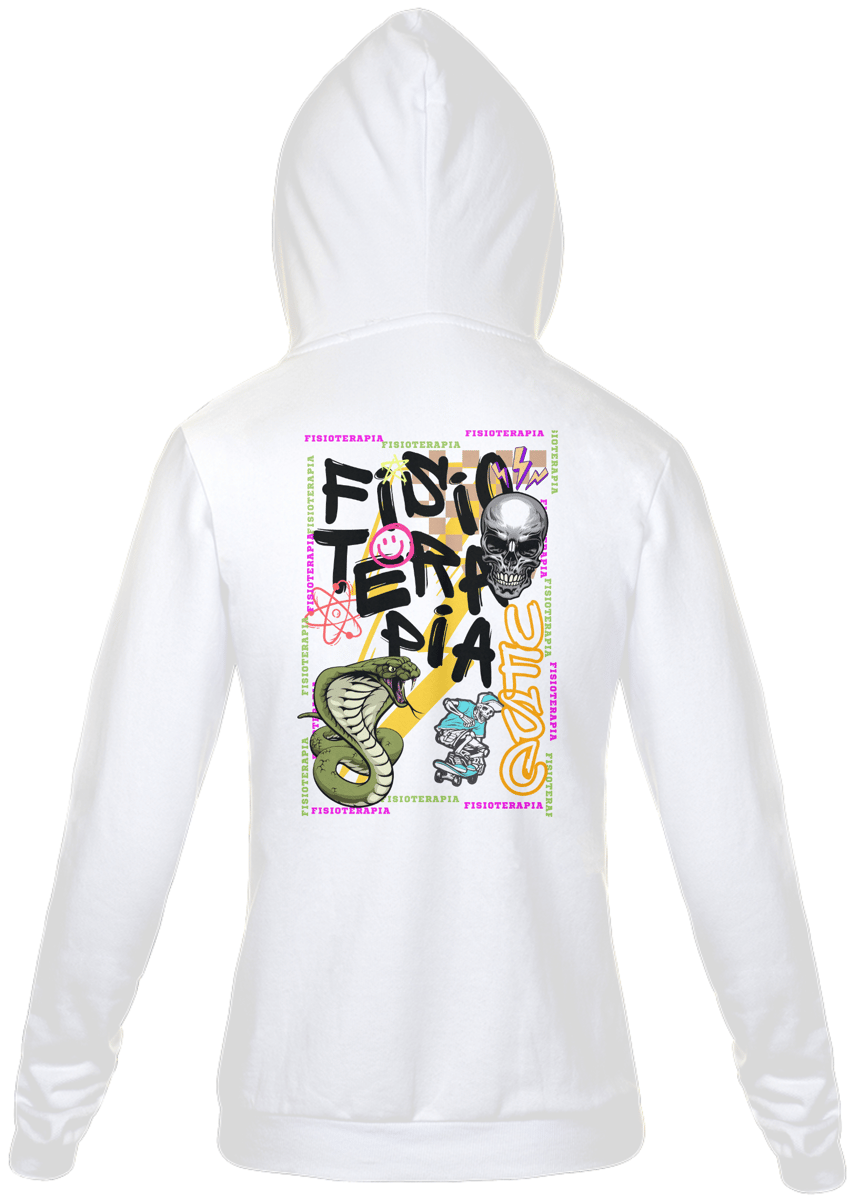 Nome do produto: Moletom com Zíper - Fisioterapia UFSC 