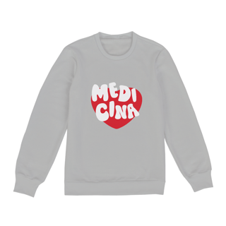 Nome do produto Moletom Love - Medicina