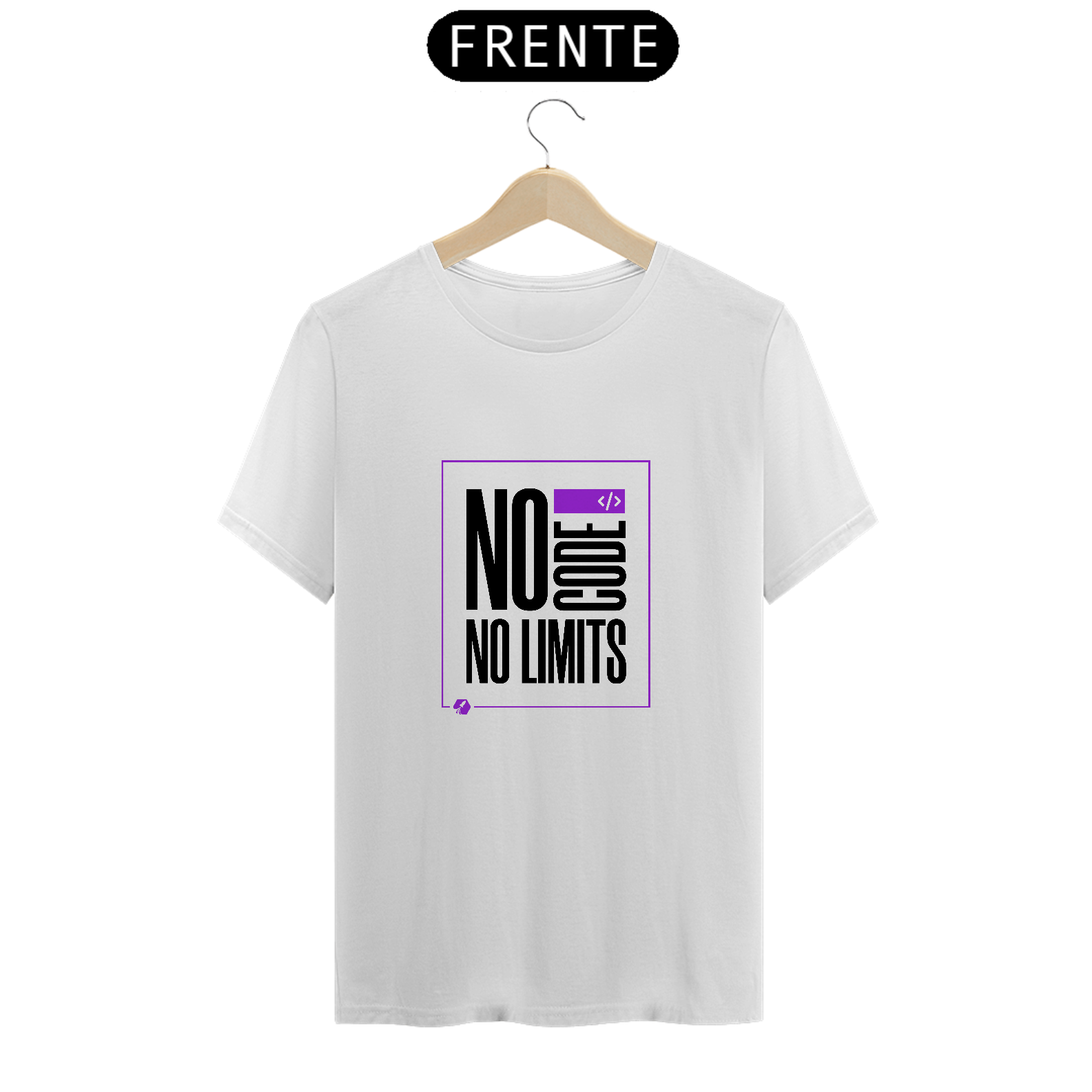 Camiseta Prime No Code No Limits Branca