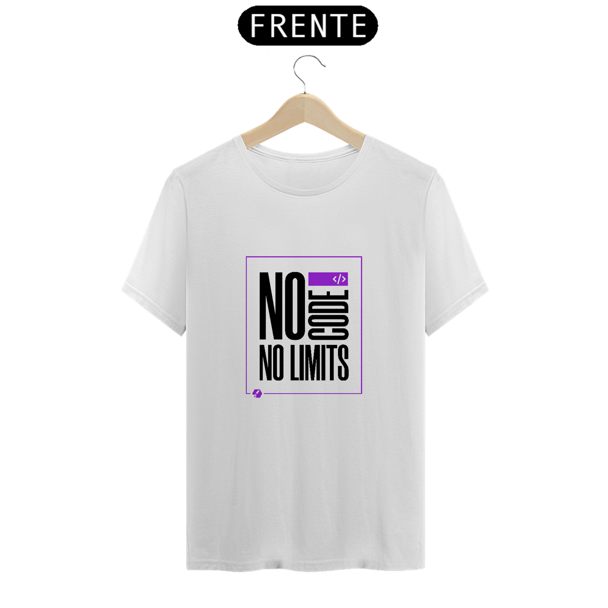 Nome do produto: Camiseta Prime No Code No Limits Branca