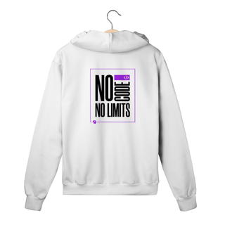 Moletom com zíper No Code No Limits Branco