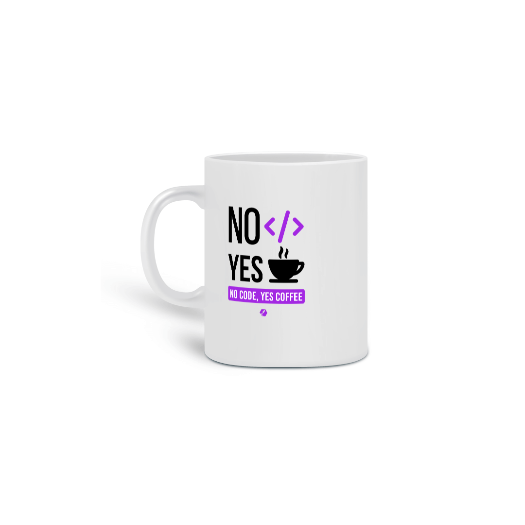 Nome do produto: Caneca No Code Yes Coffee 2