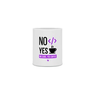 Caneca No Code Yes Coffee 