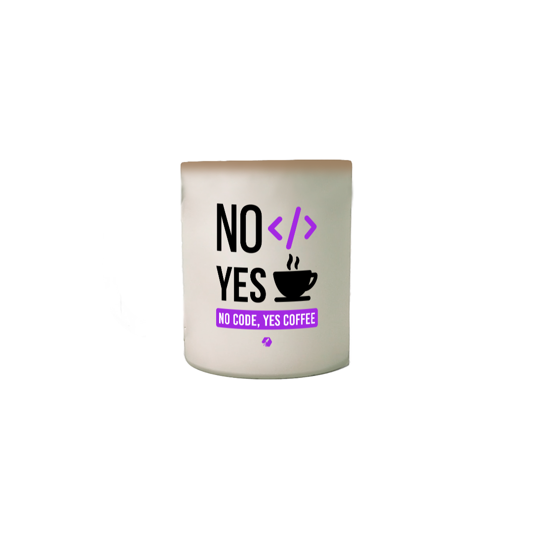 Caneca Mágica No Code Yes Coffee 