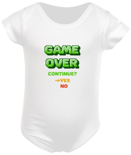 Nome do produto Body Infantil GAME OVER Arcade