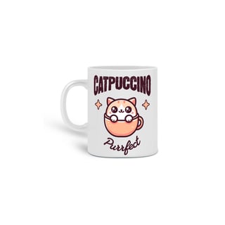 Nome do produto CANECA CATPUCCINO KAWAII