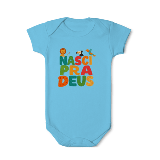 Nome do produto Body Nasci para Deus