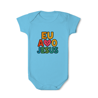 Nome do produto Amo Jesus - Body