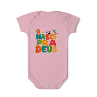 Nome do produto Body Nasci para Deus