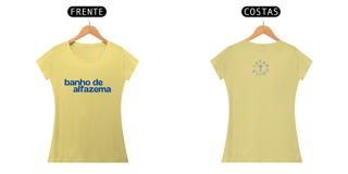 Nome do produto Baby Look Estonada Letra Única Baianidade Banho de Alfazema
