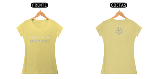 Nome do produto Baby Look Estonada Letra Única Engajamento Afasta de Mim Esse Cale-se
