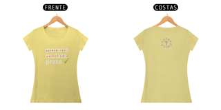 Nome do produto Baby Look Estonada Letra Única Engajamento