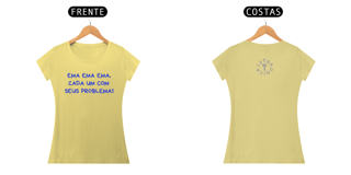 Nome do produto Baby Look Estonada Letra Única Ema Ema Ema