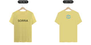 Nome do produto Camiseta Estonada Letra Unica Mensagem Sorria