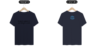 Nome do produto Camiseta Prime Letra Unica Mensagem Tudo Vem no Tempo Certo