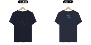 Nome do produto Camiseta Prime Letra Unica Mensagem Leveza