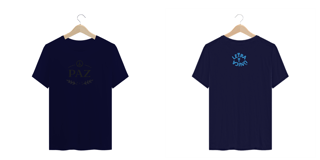 Nome do produto Camiseta Prime Letra Unica Plus Size Paz II