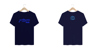 Nome do produto Camiseta Prime Letra Unica Plus Size A Fé