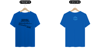Camiseta Prime Letra Unica Mensagem Não Tenha Medo