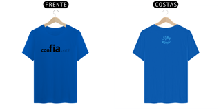 Nome do produto Camiseta Prime Letra Unica Mensagem Confia