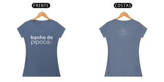 Nome do produto Baby Look Estonada Letra Única Baianidade Banho de Pipoca