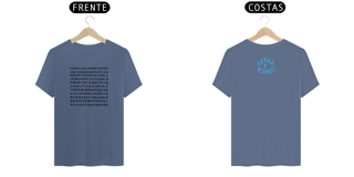 Nome do produto Camiseta Estonada Letra Unica Engajamento Caça Palavra