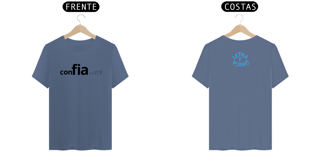 Nome do produto Camiseta Estonada Letra Unica Mensagem Confia