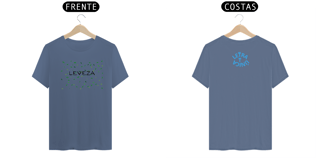Nome do produto Camiseta Estonada mensagem Letra Unica Leveza