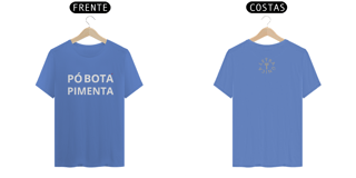Nome do produto Camiseta Estonada Letra  Única Baianidade Pó Botá Pimenta