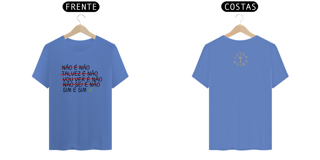 Nome do produto Camiseta Estonada Letra Única Engajamento Não é Não