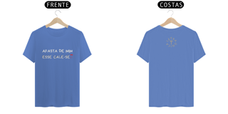 Camiseta Estonada Letra Única Engajamento Afasta de Mim Esse Cale-se